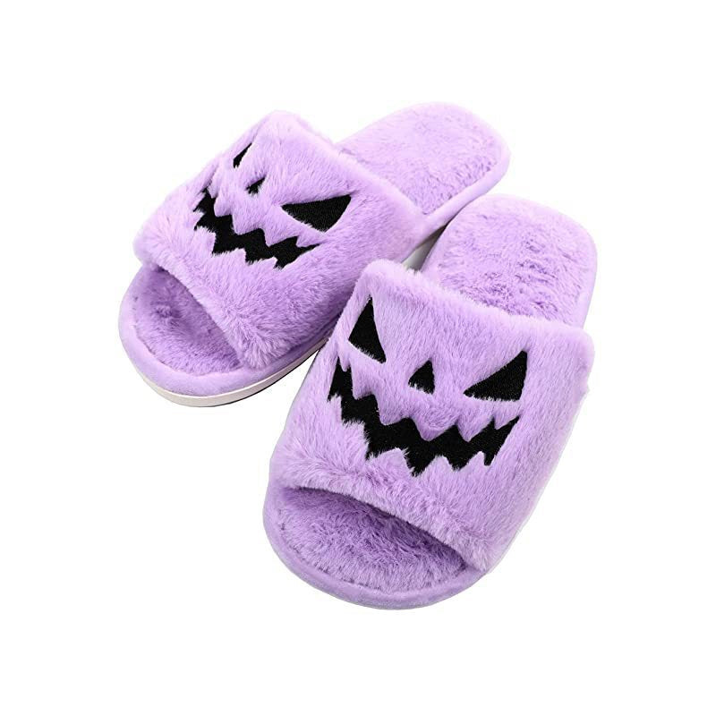 Halloween Pumpkin Lantern Slippers