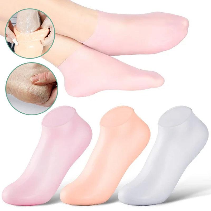 Women Foot Spa Pedicure Silicone Socks