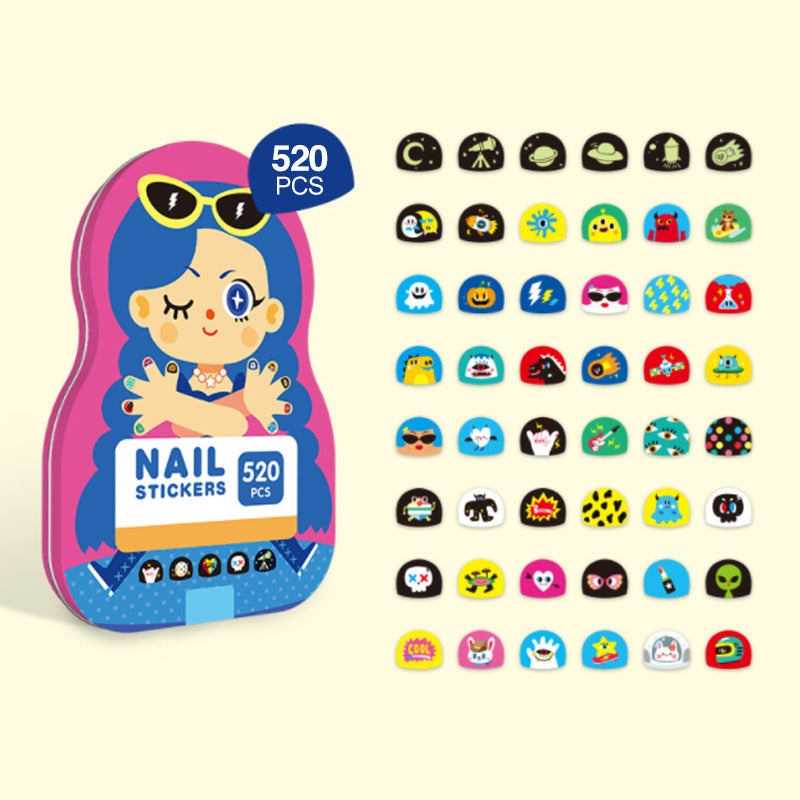 Kids Nail Stickers（520pcs ）