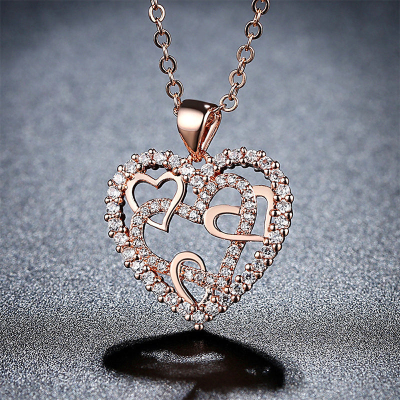 Openwork Heart Necklace