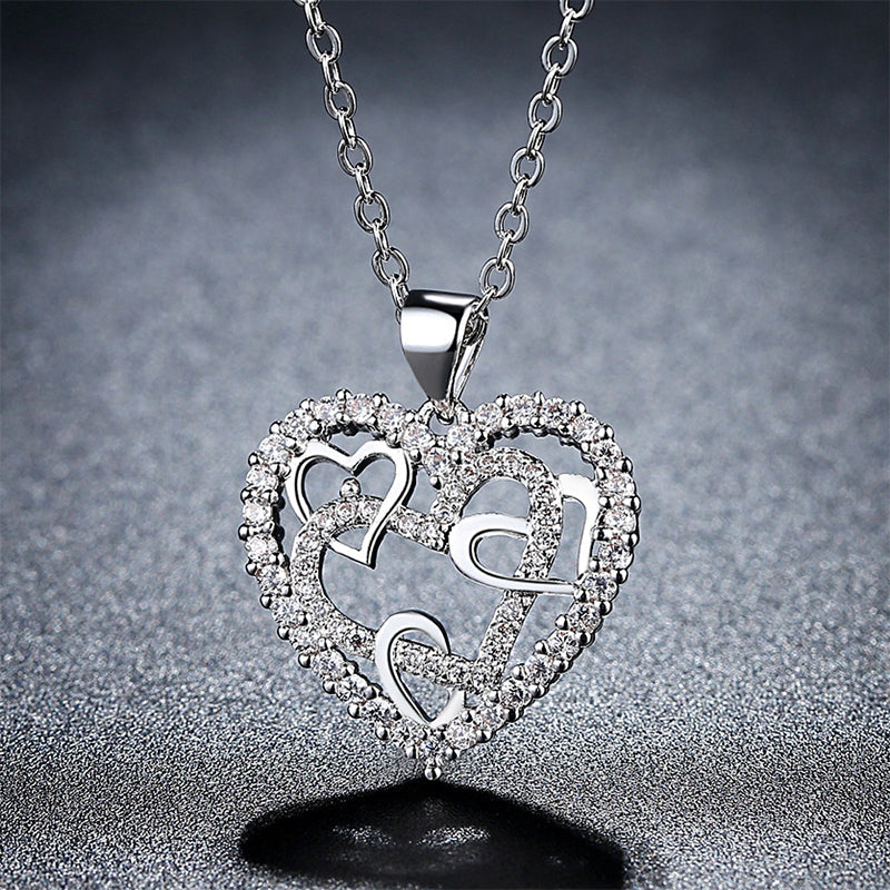 Openwork Heart Necklace