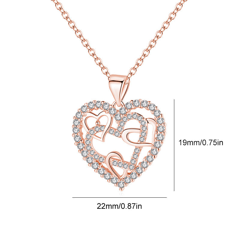 Openwork Heart Necklace