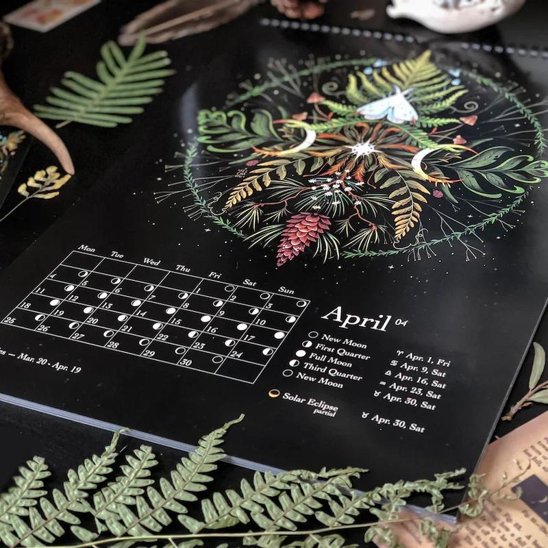 2024 Dark Forest Lunar Calendar