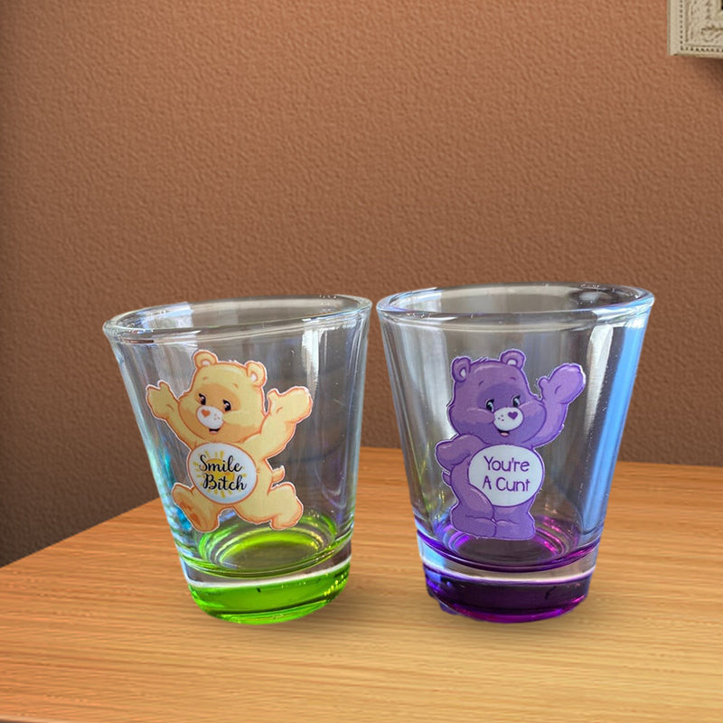 🧸Swear Bears Shot Glasses, 6 Pieces