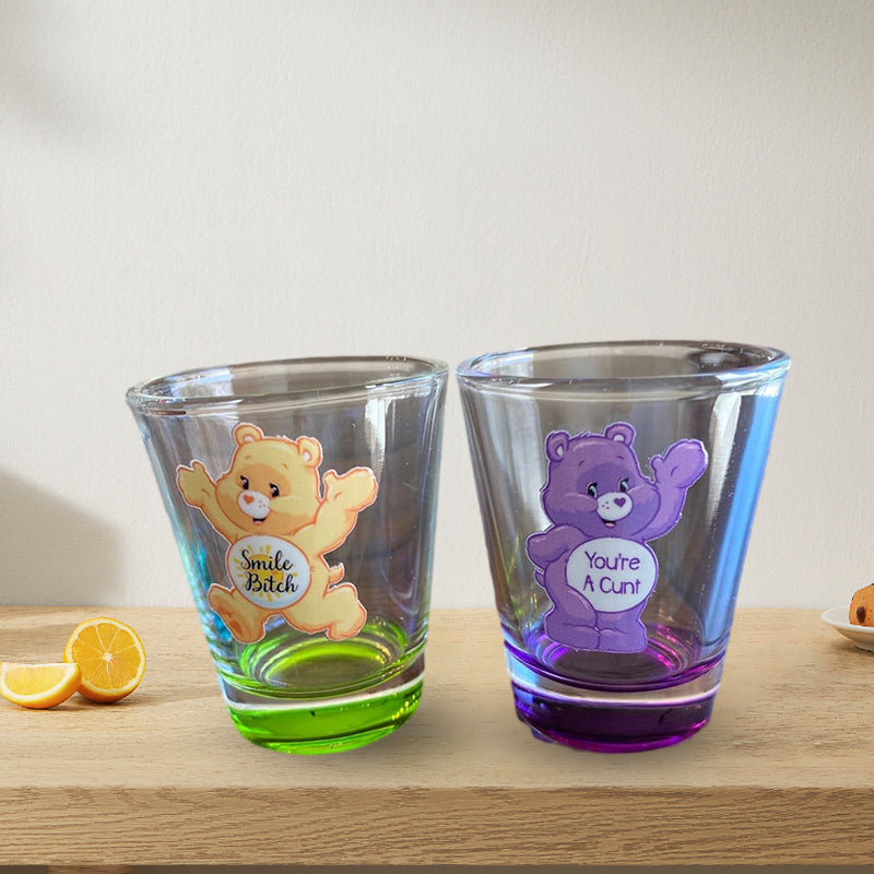 🧸Swear Bears Shot Glasses, 6 Pieces