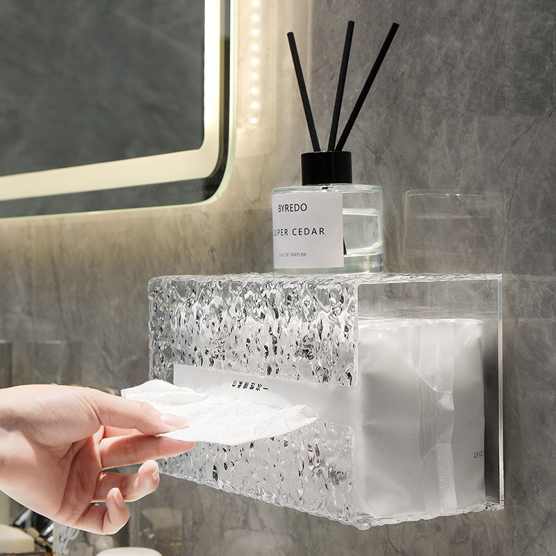 Multifunctional glacier pattern tissue box