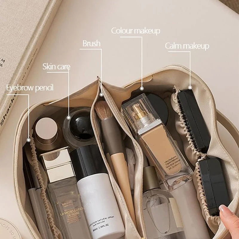 PU Portable Travel Cosmetic Storage Bag