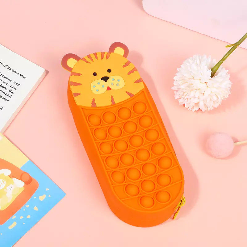 Cartoon Silicone Decompression Stationery Box