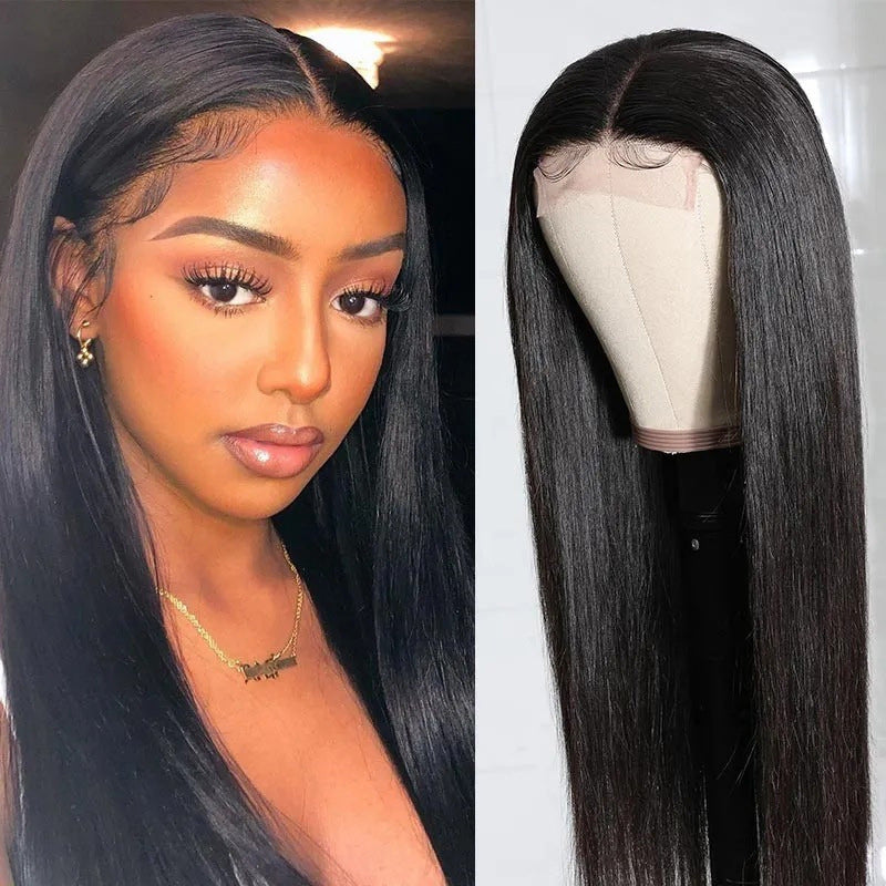 Long Black Straight Wigs for Women