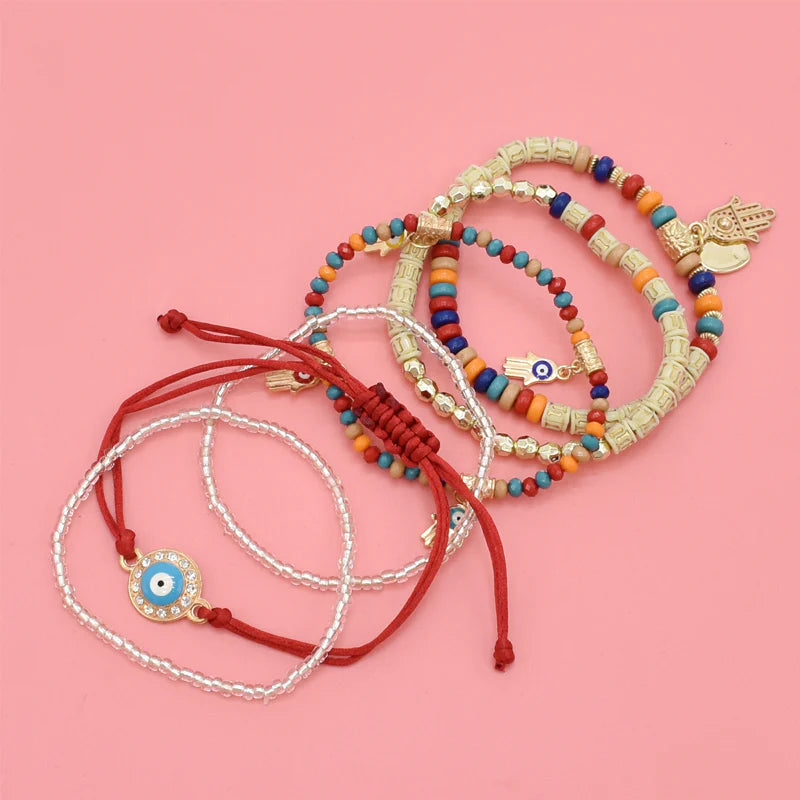 Multi-Layer Rice Bead Bracelets