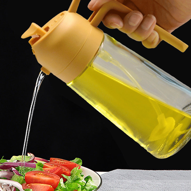 2-in-1 Glass Oil Sprayer and Dispenser