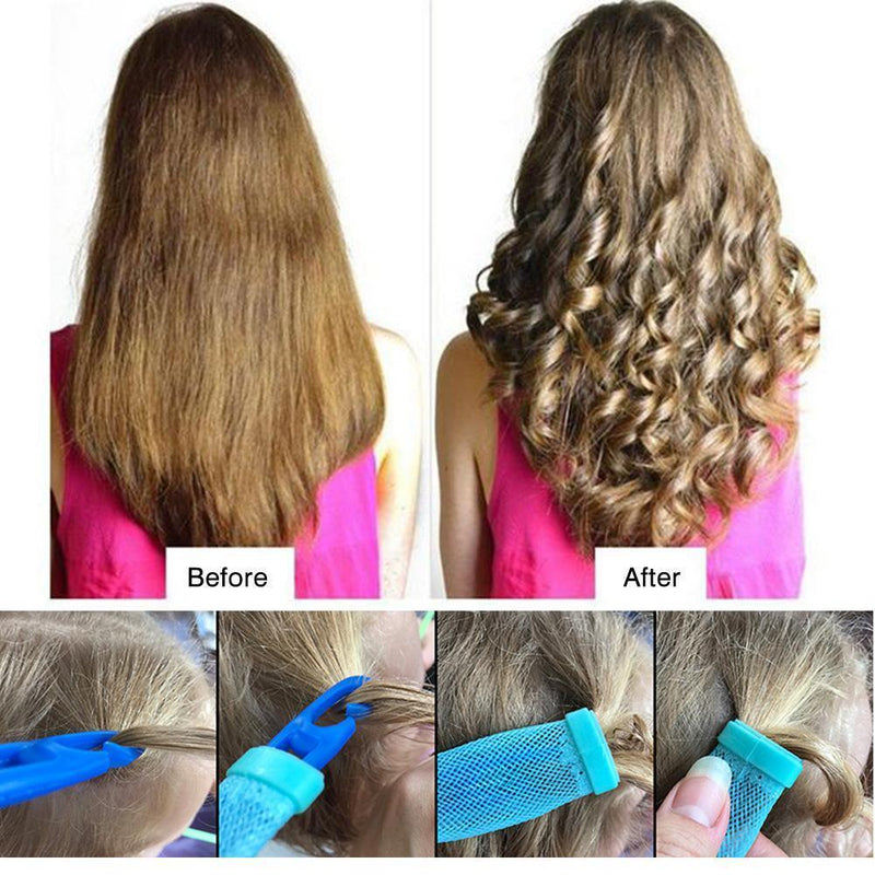 No Heat Magic DIY Hair Curlers (18pcs)