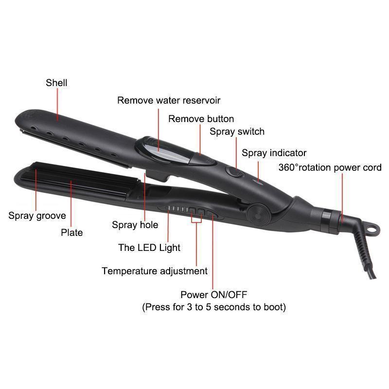 Professional Steam Hair Straightener