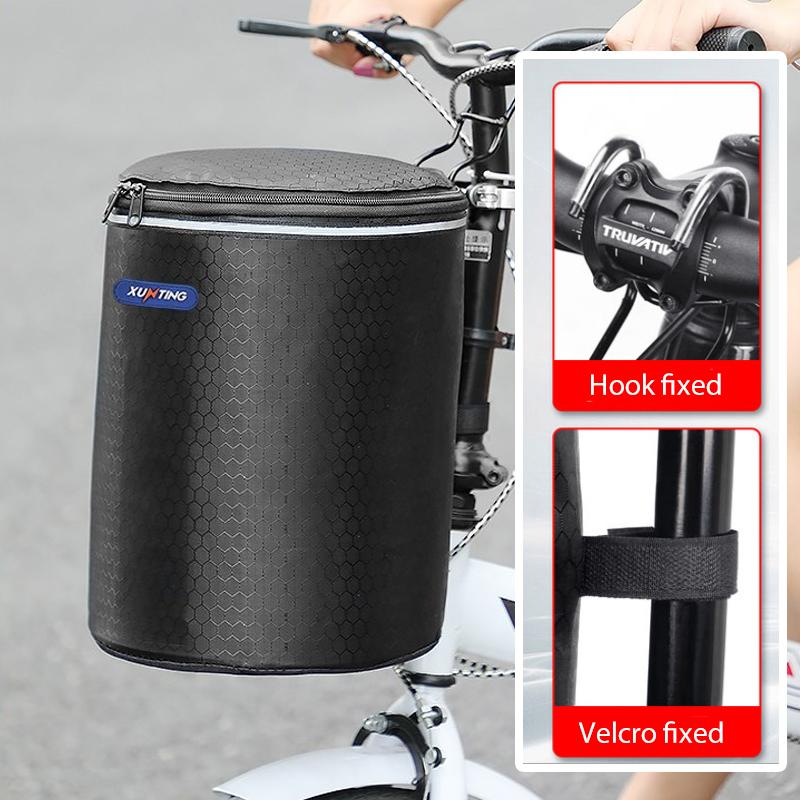 Waterproof Bicycle Basket with Hook