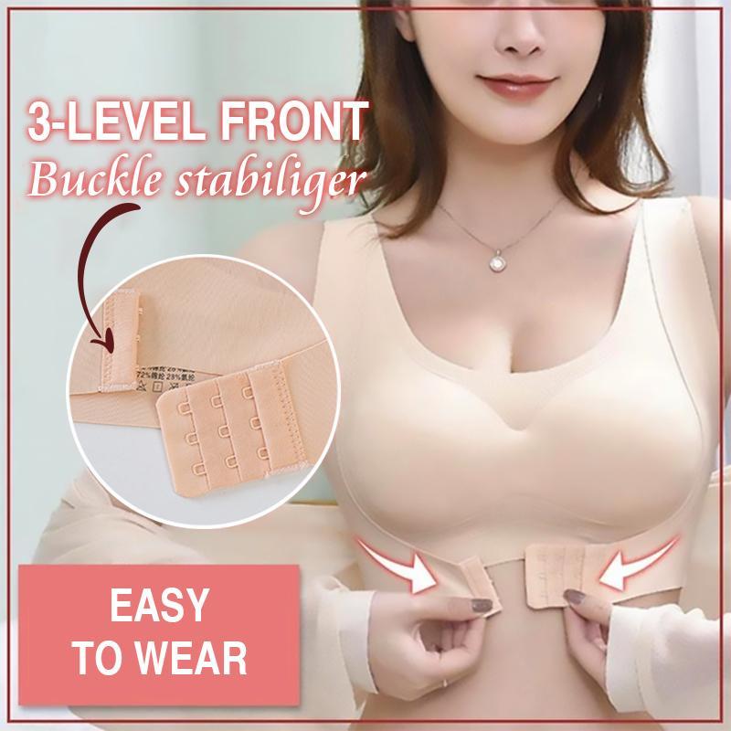 Seamless Front Buckle Support Bra