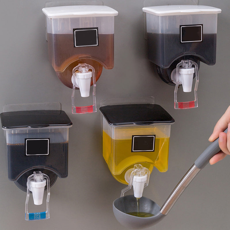 Wall Mounted Oil & Vinegar Dispenser