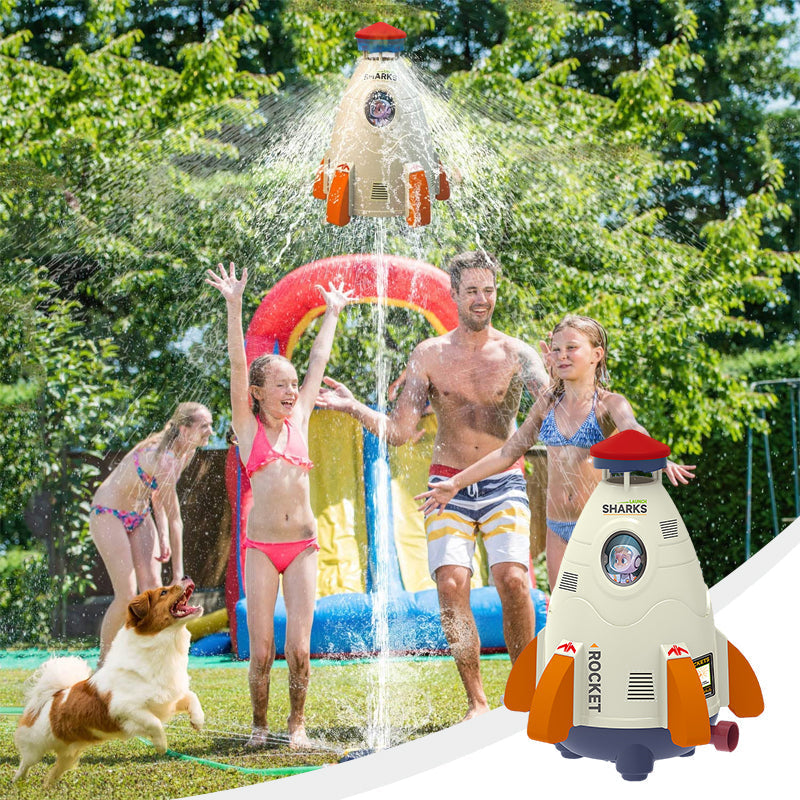 Summer Toy Outdoor Yard Rocket Sprinkler