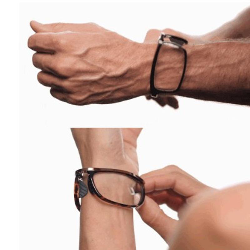 WRIST FOLDING MULTI-COLOR CONVENIENT READING GLASSES