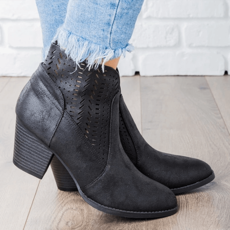 Women Thick Heel Platform Boots