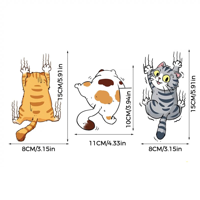 Cute Cat Cartoon Decal Car Stickers