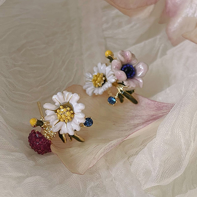 Daisy Flower Earrings