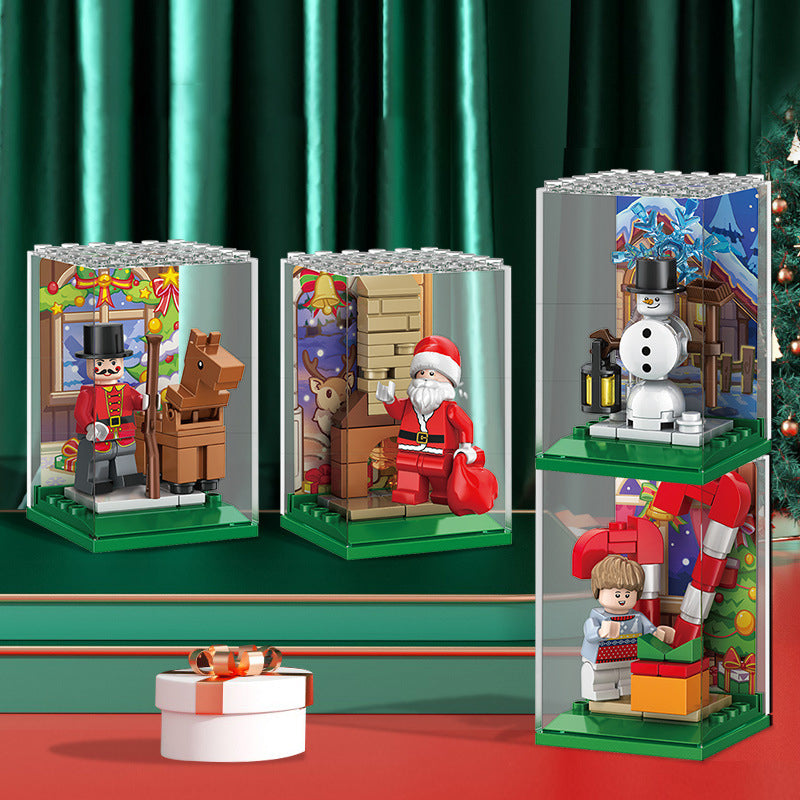 Blind Box of Christmas Building Blocks(random style)