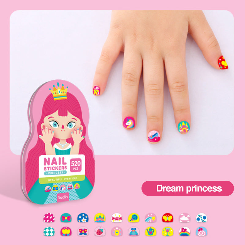 Kids Nail Stickers（520pcs ）