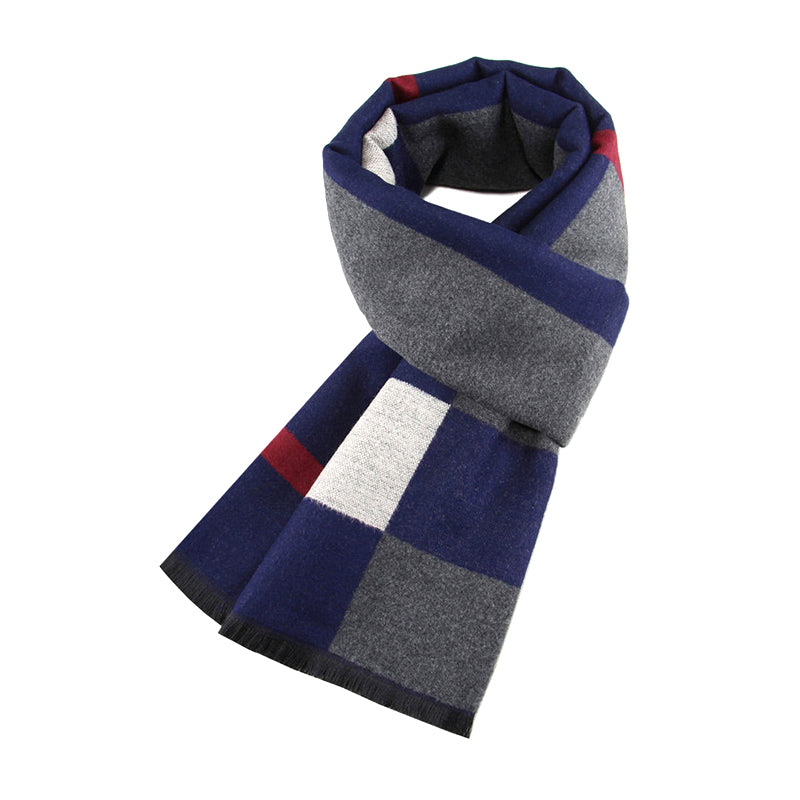 Faux Cashmere Plaid Scarf