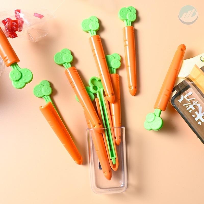 Carrot Food bag sealing clip, 5 PCs