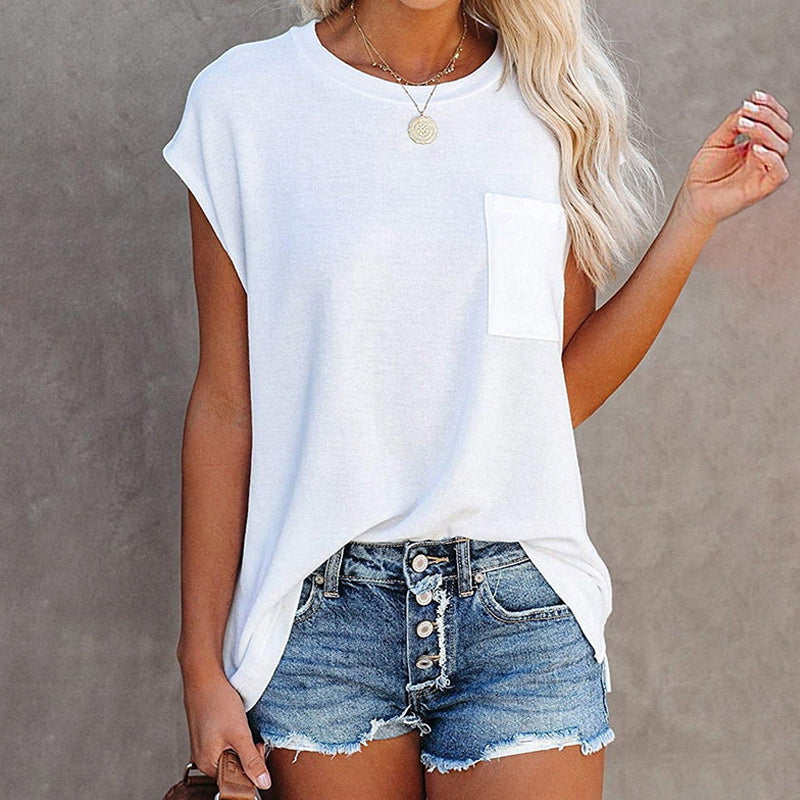 Women's Casual Short Sleeve Off Shoulder Oversized T Shirt