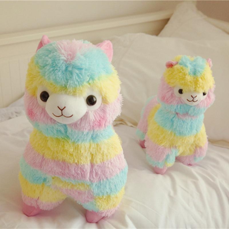 Stuffed Doll - Rainbow Alpaca