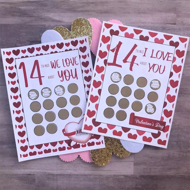 💕Valentine Scratch Off Print