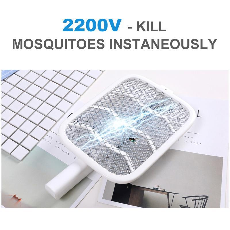 Telescopic electric mosquito swatter