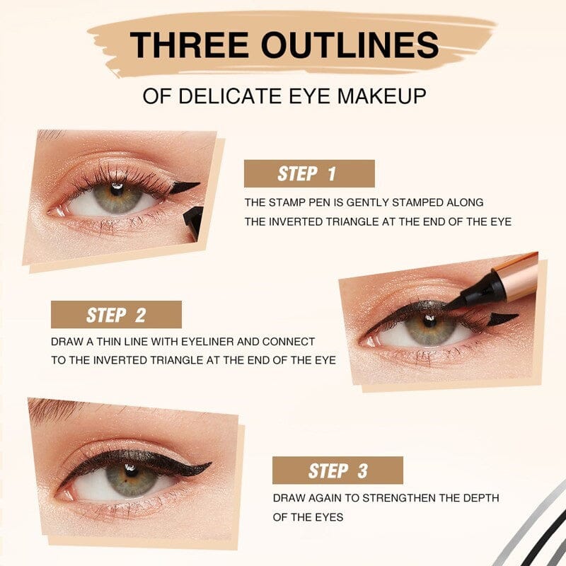 Alluring Cat Eye Stamp Eyeliner