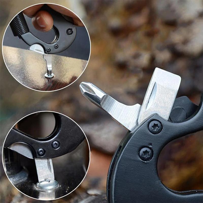 5 in 1 Outdoor Multifunctional Carabiner