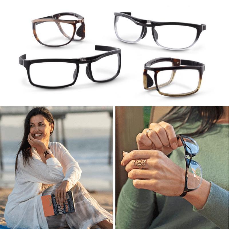 WRIST FOLDING MULTI-COLOR CONVENIENT READING GLASSES