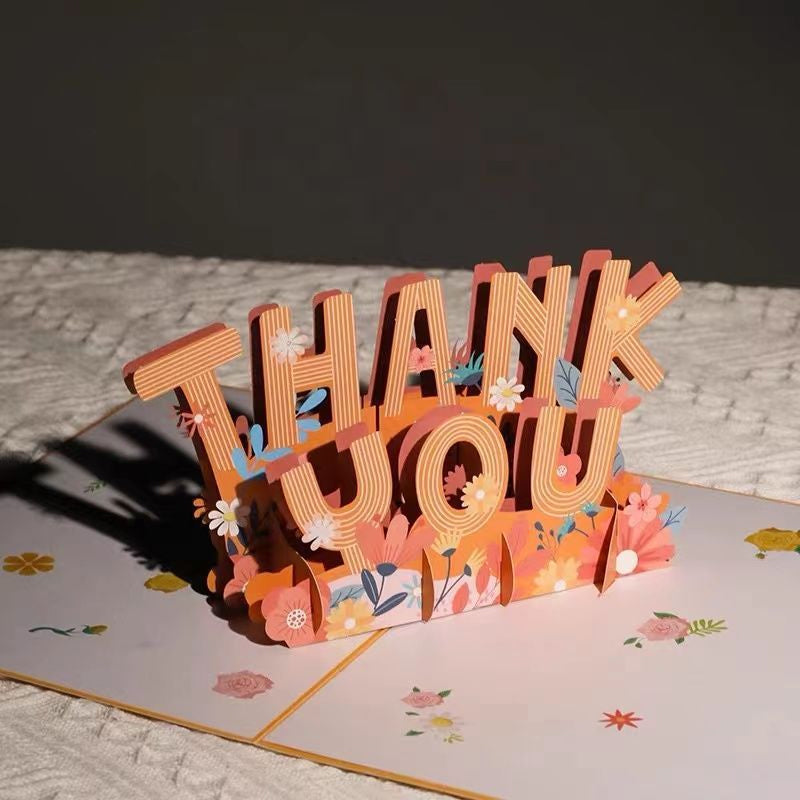 Paper Carving 3D Greeting Card