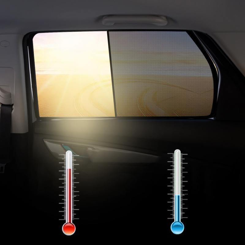 Car Side Window Magnetic Sunshade Curtains