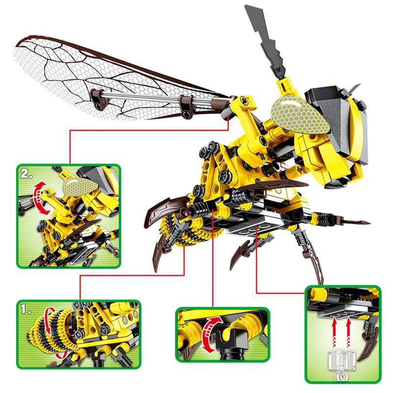 Simulated Insect Building Block Toys