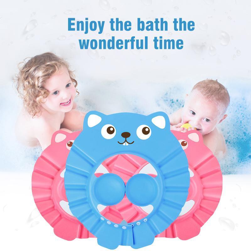 Adjustable Baby Kids Bath Shower Cap