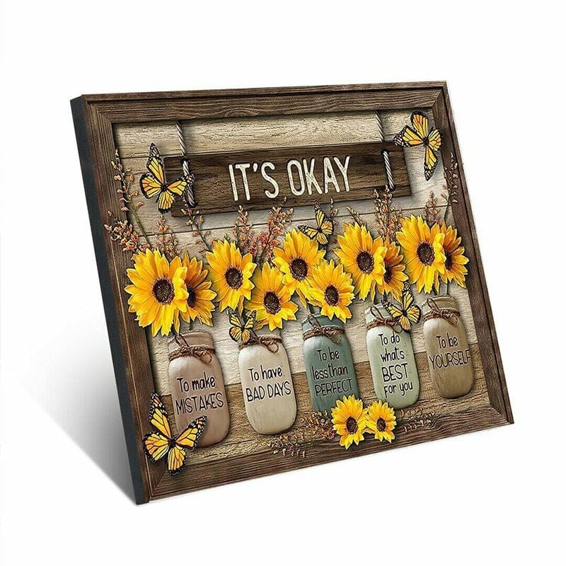 🌻Butterfly Sunflowers Wall Art🦋