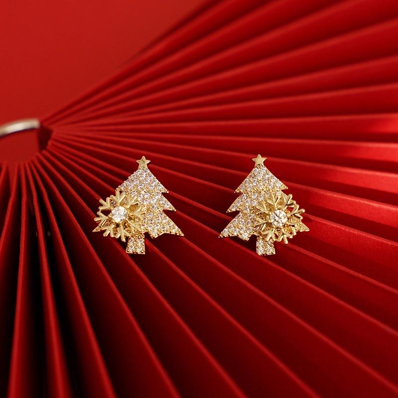 🎄EARLY CHRISTMAS SALE🎄 Rotatable Christmas tree earrings