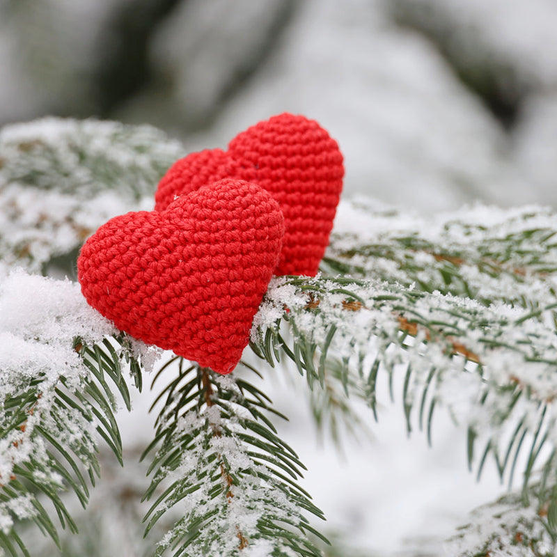 Pocket Hug, Crocheted Heart, Small Gift