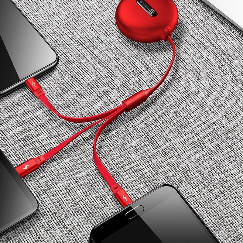 Multi-function 3 in 1 USB Charging Cable