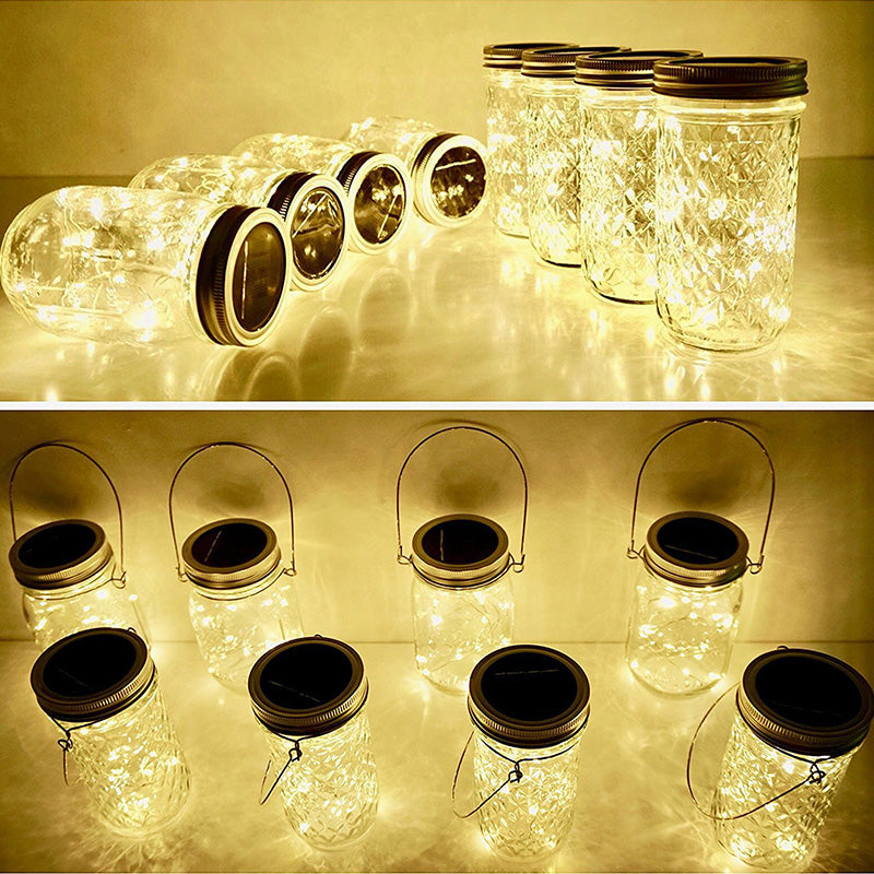 6-Pack Mason Jar Solar Lights