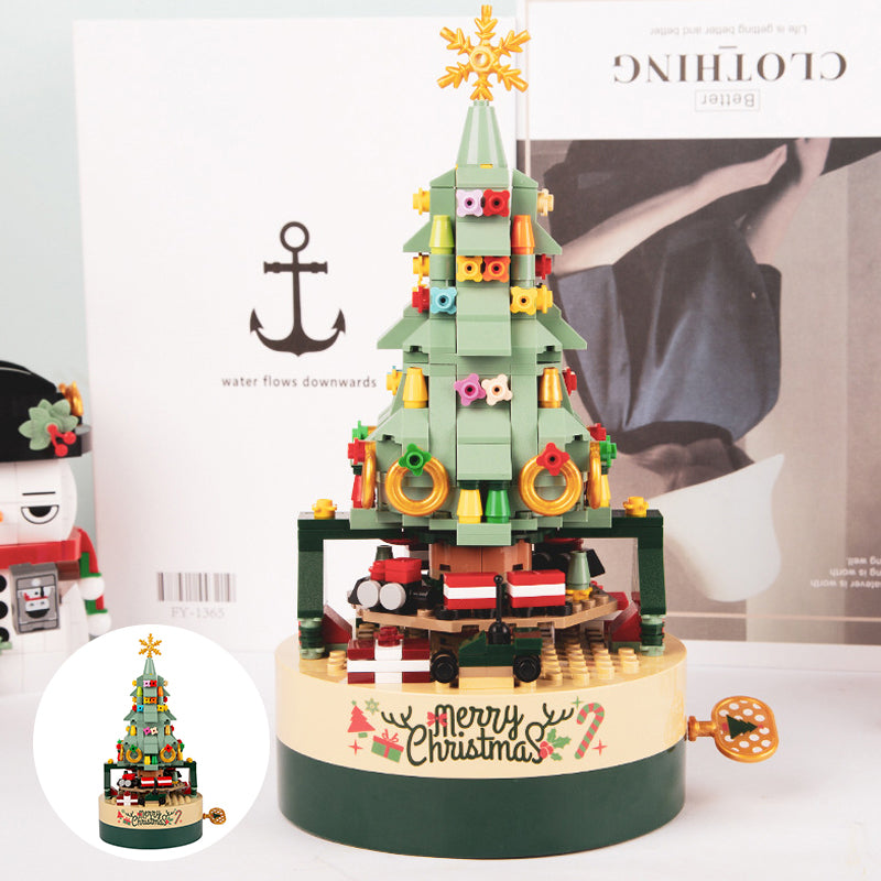 Building Block Christmas Tree Music Box