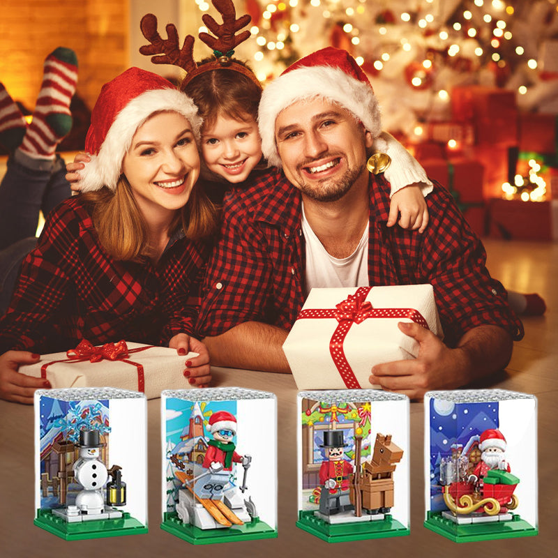 Blind Box of Christmas Building Blocks(random style)