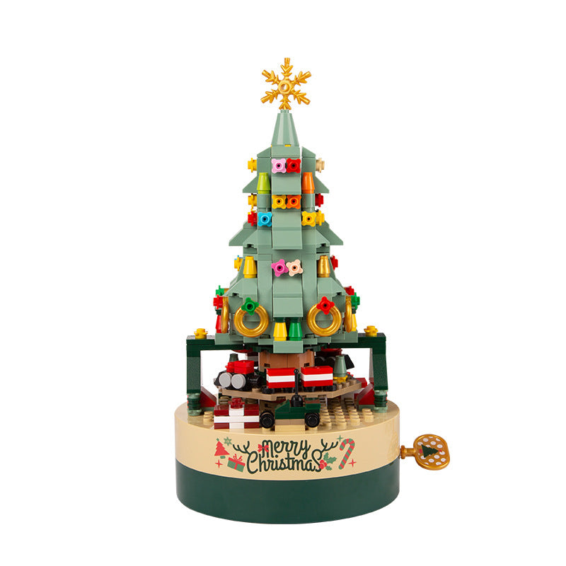 Building Block Christmas Tree Music Box