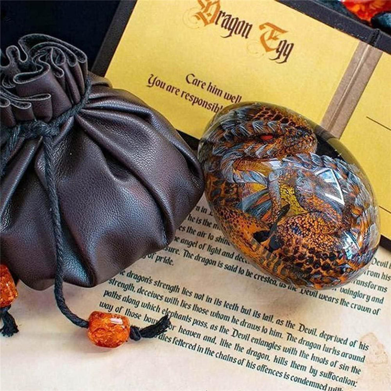 Resin Transparent Lava Dragon Egg Souvenir Gift