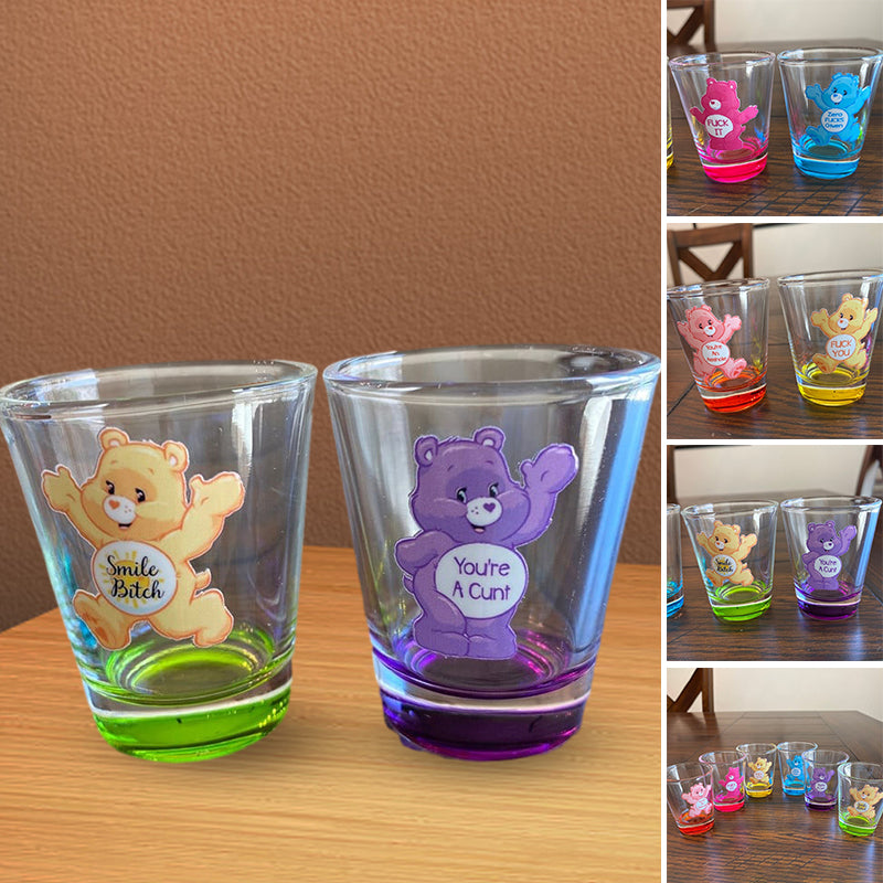 🧸Swear Bears Shot Glasses, 6 Pieces